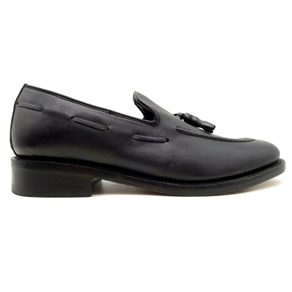 Samuel Windsor Black Dress Slip On Loafers Men's 8